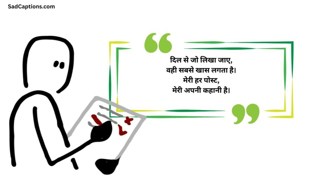 799+ Best Posts Caption For Instagram In Hindi For Every Mood