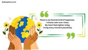 Peace Captions For Instagram In English